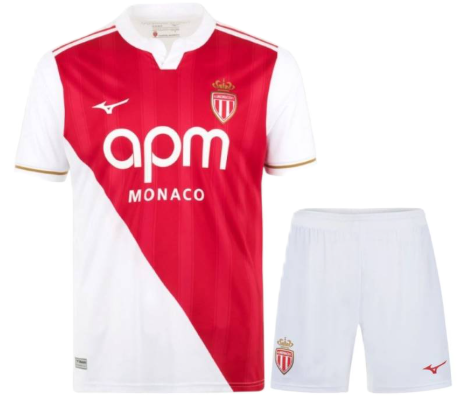 Ensemble domicile AS Monaco ENFANT (3-13 ans) 2025/2026