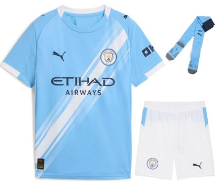 Ensemble domicile Manchester City ENFANT (3-13 ans) 2025/2026