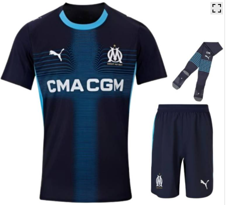 Ensemble extérieur Olympique de Marseille ENFANT (3-13 ans) 2025/2026