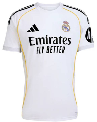 Maillot domicile Real Madrid ADULTE 2025/2026