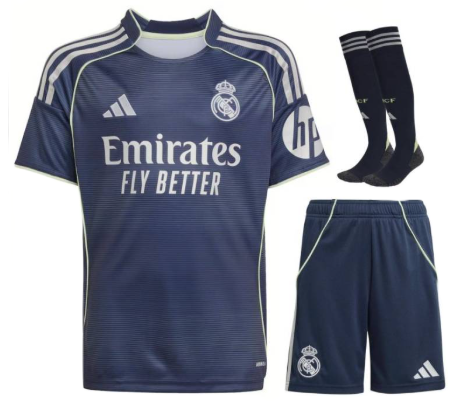 Ensemble extérieur Real Madrid ENFANT (3-13 ans) 2025/2026